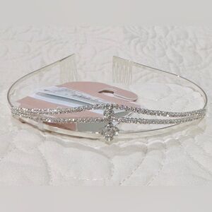 NWT LC Lauren Conrad Celebrate Silver tone Tiara